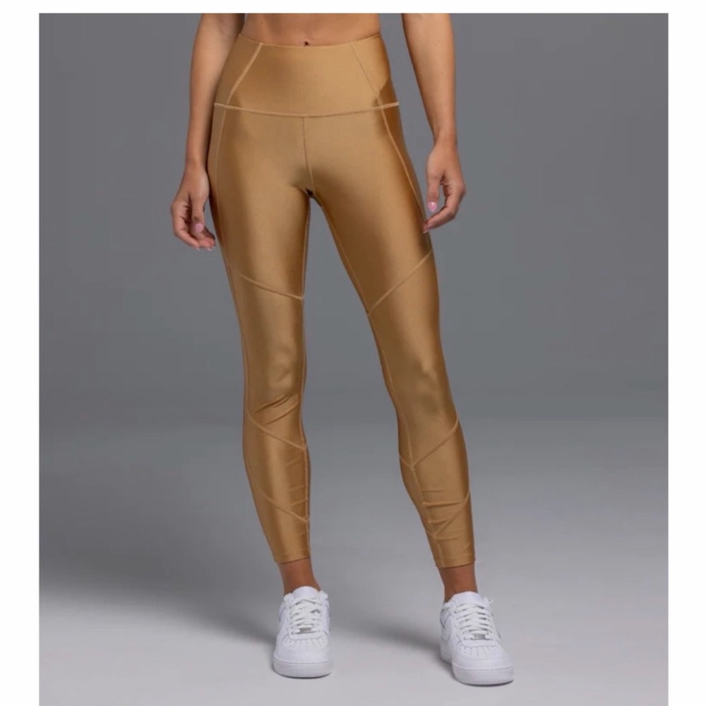 NWT Greyson Divinia Legging Caramel Gold Color Small